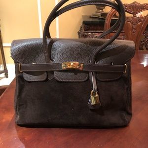 Genuine leather brown Handbag